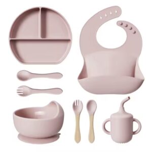Baby 8-in-1 Silicon Feeding Set