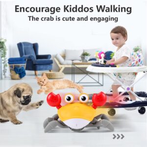 Crawling Crab Baby Toy with Lights & Music