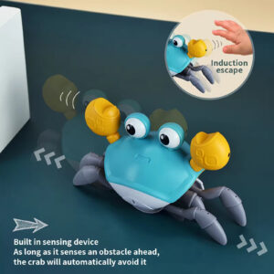 Crawling Crab Baby Toy with Lights & Music