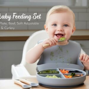 Baby Silicon Feeding Set