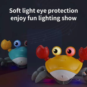 Crawling Crab Baby Toy with Lights & Music