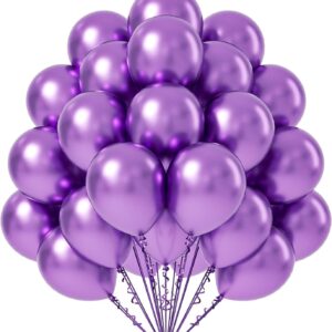 Premium 20PCS Metallic Helium Balloons 12 Inch | High-Quality Natural Latex Party Balloons 2.8g Thick | Birthday, Baby Shower, Wedding & Event Decoration Balloons | Assorted Elegant Colors