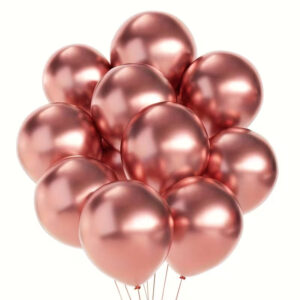 Premium 20PCS Metallic Helium Balloons 12 Inch | High-Quality Natural Latex Party Balloons 2.8g Thick | Birthday, Baby Shower, Wedding & Event Decoration Balloons | Assorted Elegant Colors