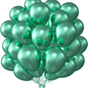Premium 20PCS Metallic Helium Balloons 12 Inch | High-Quality Natural Latex Party Balloons 2.8g Thick | Birthday, Baby Shower, Wedding & Event Decoration Balloons | Assorted Elegant Colors