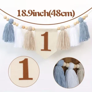 First Birthday Wall Banner Decoration