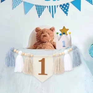 First Birthday Wall Banner Decoration