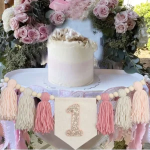 First Birthday Wall Banner Decoration