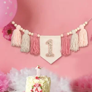 First Birthday Wall Banner Decoration