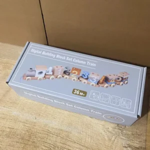 Wooden Number Train Set – Montessori Toy for Toddlers